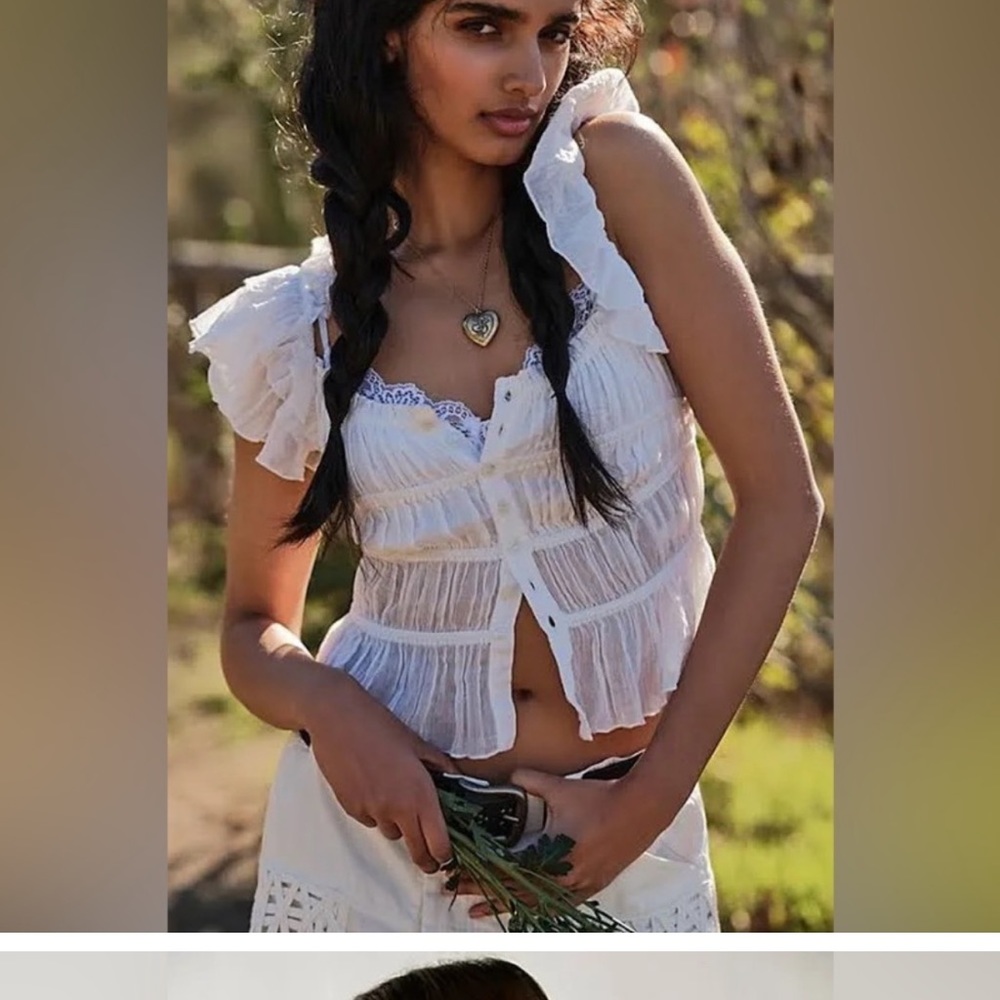 FREE PEOPLE FP ONE ALETTA TOP SIZE S